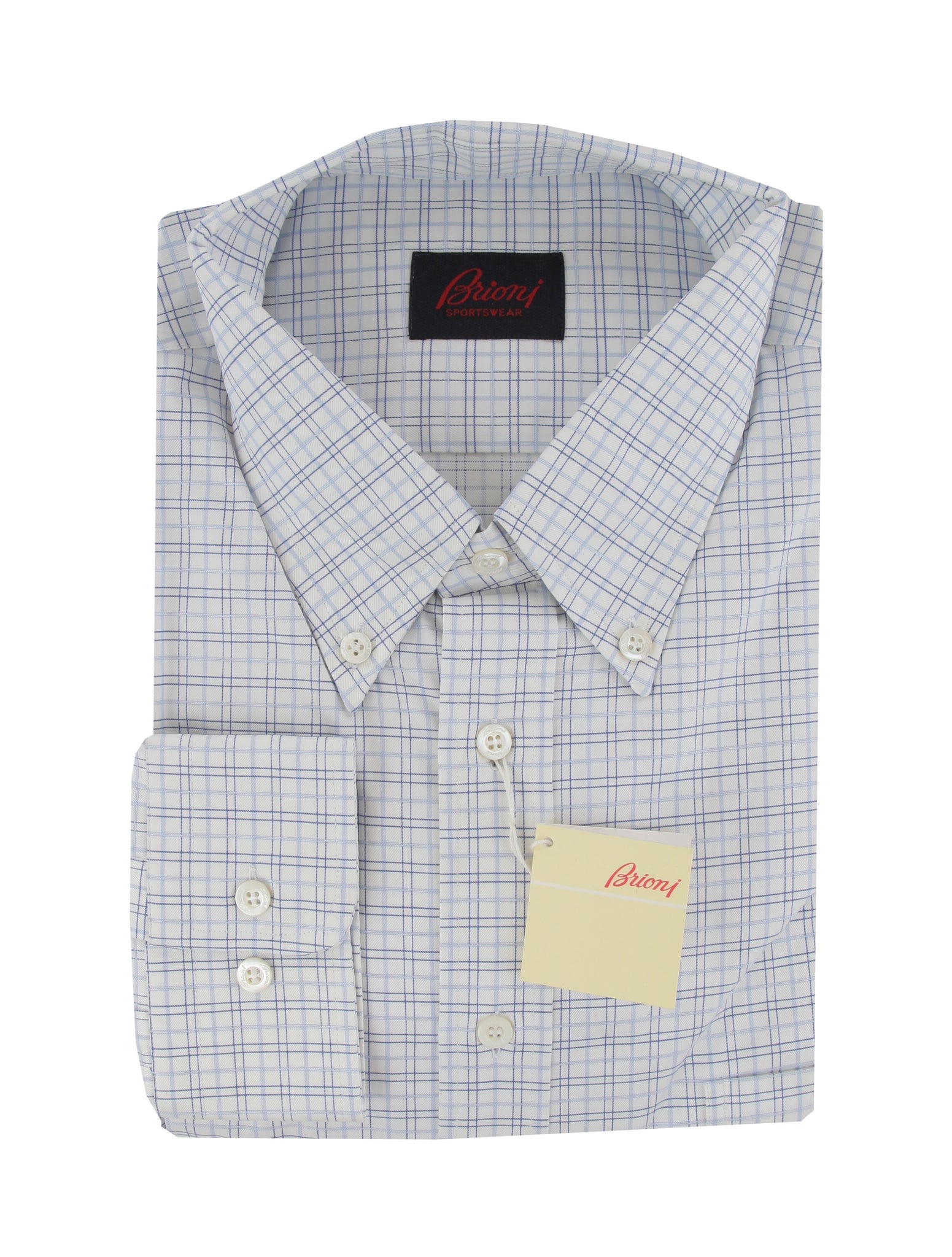 brioni dress shirts Stripe Sport Shirt by Handmade in Italy Brioni Shirt Size XXLarge Gray
