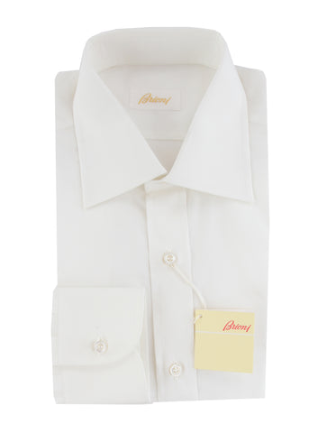 Brioni White Shirt - Slim