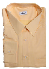 Brioni Yellow Striped Cotton Shirt - Slim - (SH326225) - Parent