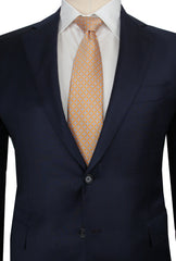 $7200 Cesare Attolini Dark Blue Super 150's Solid Suit - (CA24266) - Parent