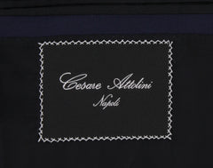 $7200 Cesare Attolini Dark Blue Super 150's Solid Suit - (CA24266) - Parent