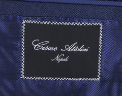$7200 Cesare Attolini Blue Super 120's Solid Suit - (CA99265) - Parent