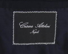 $6900 Cesare Attolini Dark Blue Super 170's Solid Suit - (CA99264) - Parent