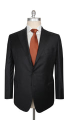 $7400 Cesare Attolini Dark Gray Super 170's Solid Suit - (CA99263) - Parent