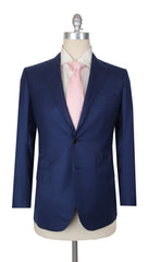 $7800 Cesare Attolini Blue Super 170's Solid Suit - (CA93254) - Parent
