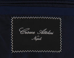 $7800 Cesare Attolini Blue Super 170's Solid Suit - (CA93254) - Parent