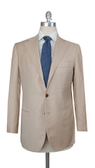 Cesare Attolini Beige Super 150's Solid Suit - 40/50 - (690)