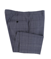 $10000 Cesare Attolini Blue Wool Window Pane Suit - (CA829268) - Parent