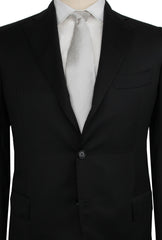 Cesare Attolini Black Wool Solid Suit - (CA103232) - Parent