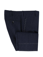 $10175 Cesare Attolini Navy Blue Wool Striped Suit - (CA829262) - Parent