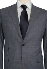 $7750 Cesare Attolini Gray Super 120's Plaid Suit - (CA992610) - Parent