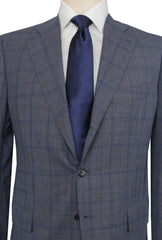 $7750 Cesare Attolini Gray Wool Window Pane Suit - (CA829266) - Parent