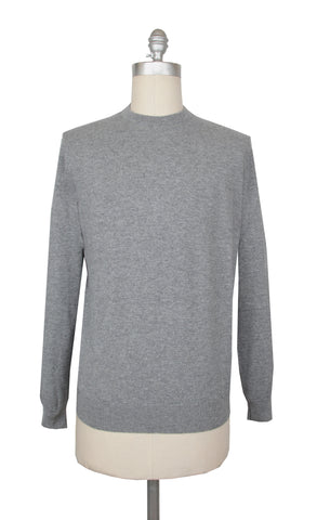 Cesare Attolini Gray Crewneck Sweater