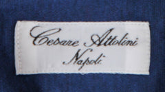 $514 Cesare Attolini Blue Solid Shirt - Slim - (CA3212611) - Parent