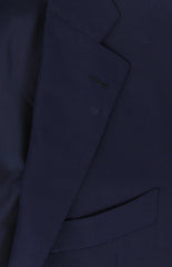 $5100 Cesare Attolini Navy Blue Wool Solid Sportcoat - (CA87255) - Parent