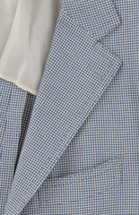 $4800 Cesare Attolini Blue Cotton Sportcoat - (CA1211251) - Parent