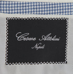 $4800 Cesare Attolini Blue Cotton Sportcoat - (CA1211251) - Parent