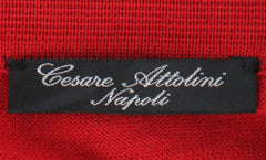 Cesare Attolini Red Striped Cotton Polo - (CA52233) - Parent