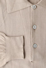 Cesare Attolini Light Brown Polo Sweater - (CA419236) - Parent