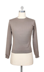 $625 Cesare Attolini Light Brown Sea Island Cotton Sweater - (CA17233) - Parent