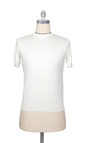 Cesare Attolini White Crewneck Sweater