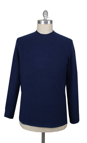 Cesare Attolini Blue Crewneck Sweater