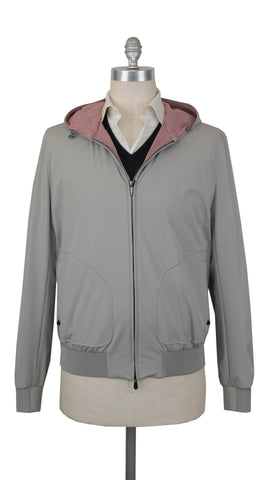 Cesare Attolini Light Gray Windbreaker