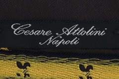 Cesare Attolini Brown Fancy Silk Tie (1535)