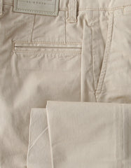 Cesare Attolini Light Brown Solid Cotton Blend Pants - Slim - (1128) - Parent