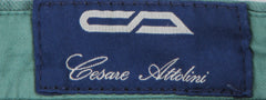 $904 Cesare Attolini Green Solid Shorts - Full - (CA411261) - Parent