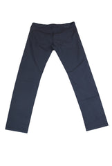$904 Cesare Attolini Dark Blue Solid Pants - Slim - (CA9262611) - Parent