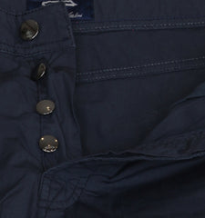 $904 Cesare Attolini Dark Blue Solid Pants - Slim - (CA9262611) - Parent