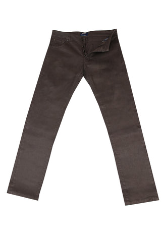 Cesare Attolini Brown Jeans - Slim
