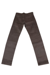 $904 Cesare Attolini Brown Solid Jeans - Slim - (CA9262626) - Parent