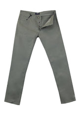 $904 Cesare Attolini Light Green Solid Jeans - Slim -  36/52 - (CA522245)
