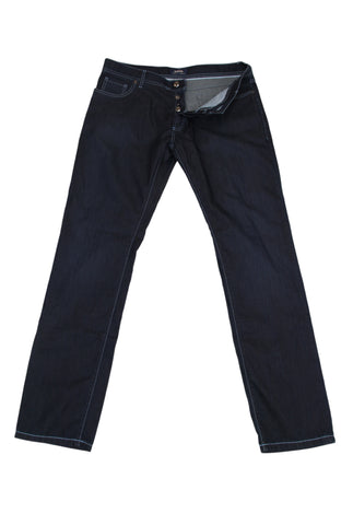 Cesare Attolini Denim Blue Jeans - Slim
