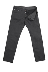 $910 Cesare Attolini Gray Solid Jeans - Slim -  42/58 - (CA617265)