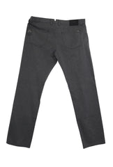 $910 Cesare Attolini Gray Solid Jeans - Slim - (CA617265) - Parent