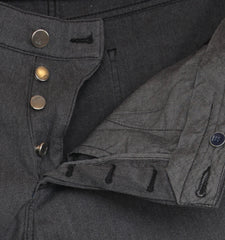 $910 Cesare Attolini Gray Solid Jeans - Slim - (CA617265) - Parent