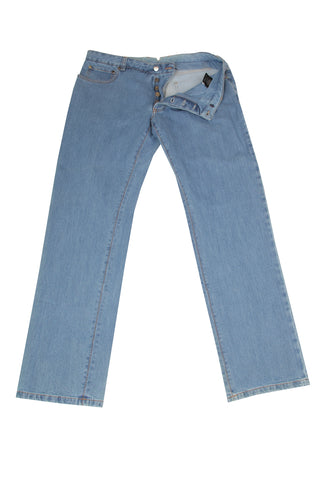Cesare Attolini Denim Blue Jeans - Slim