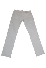 $1034 Cesare Attolini Light Gray Solid Jeans - Slim - (CA9262622) - Parent
