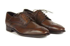 Canali Brown Shoes - Wingtip Lace Ups - 11/10 - (121158WS011252)