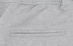 $495 Fedeli Light Gray Solid Cotton Sweat Shorts - (FD44262) - Parent