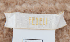 $350 Fedeli Light Brown Solid Cashmere Beanie - (FD93253) - Parent