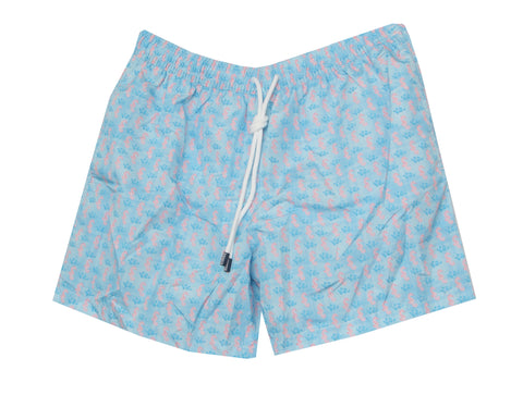 Fedeli Light Blue Swim Shorts