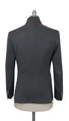 $3575 Fedeli Gray Cashmere Solid Jacket - (FD10120245) - Parent
