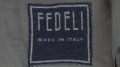 $3575 Fedeli Gray Cashmere Solid Jacket - (FD10120245) - Parent