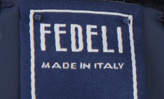 $350 Fedeli Navy Blue Solid Cashmere Beanie - (FD93255) - Parent