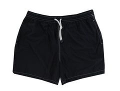 $240 Fedeli Midnight Navy Blue Solid Swim Shorts - Slim - XXX Large - (FD682410)