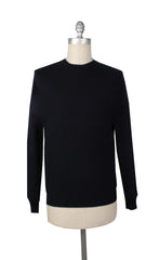 Fiori Di Lusso Midnight Navy Blue Crewneck Sweater - (FL67238) - Parent